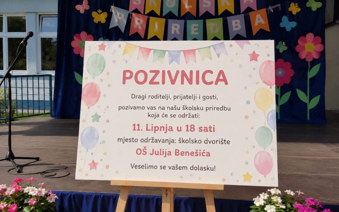 Pozivnica za završnu priredbu